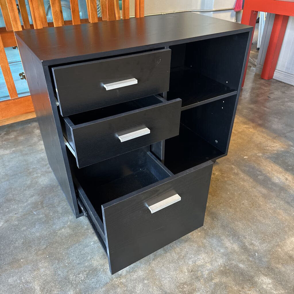 Black Kitchen Island Storage