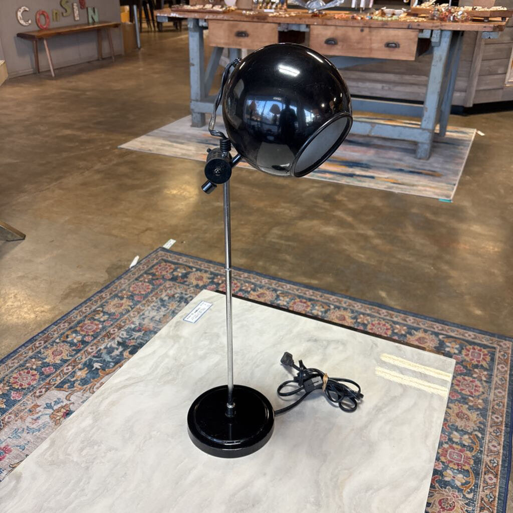 Black MCM Eyeball Desk Lamp