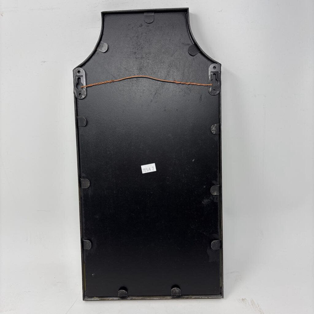 MCM-Style Sunburst Wall Mirror Sconce