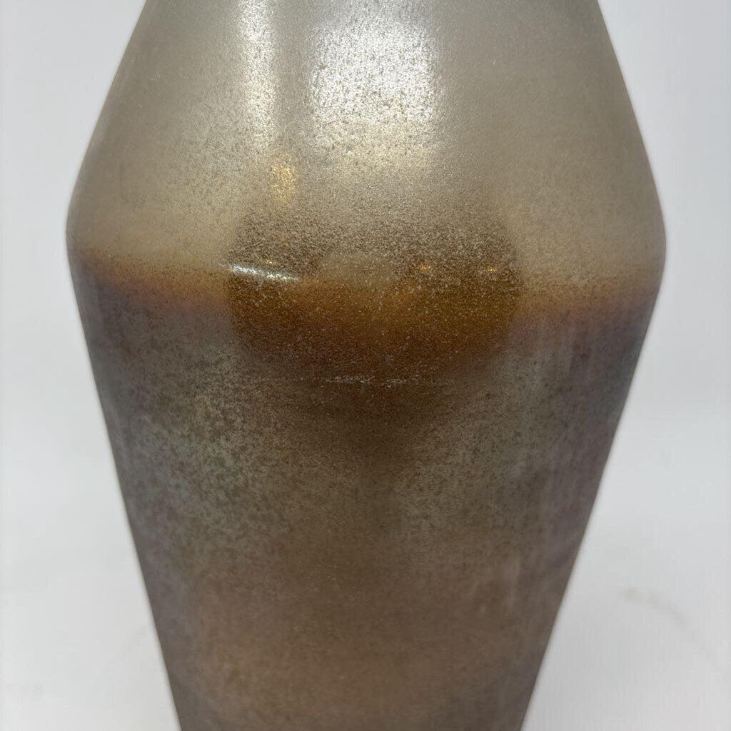 Frosted Glass Vase 14"H