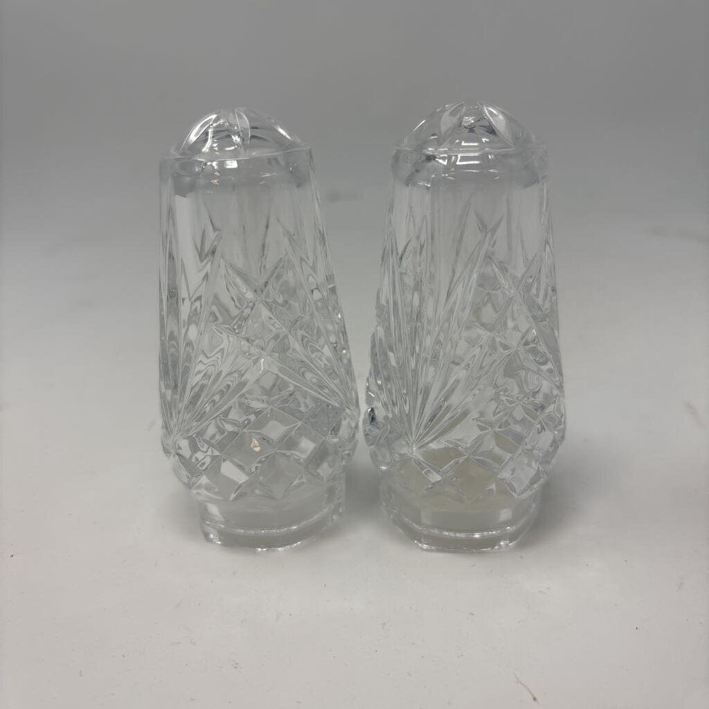 Crystal Salt/Pepper Shakers