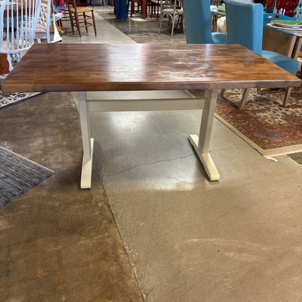 Painted Farmhouse Trestle Table