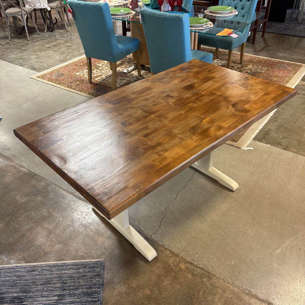 Painted Farmhouse Trestle Table