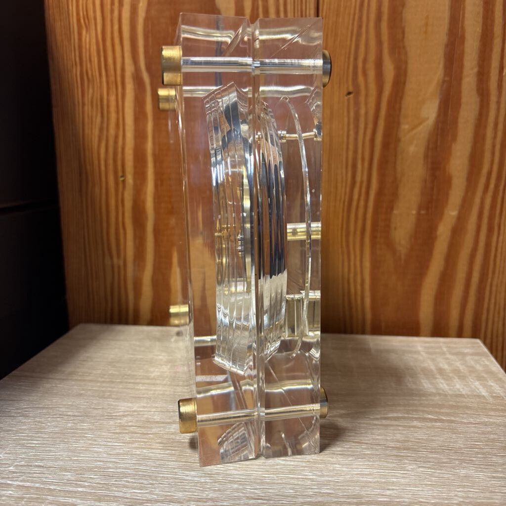 Vintage Seiko Lucite Quartz Clock