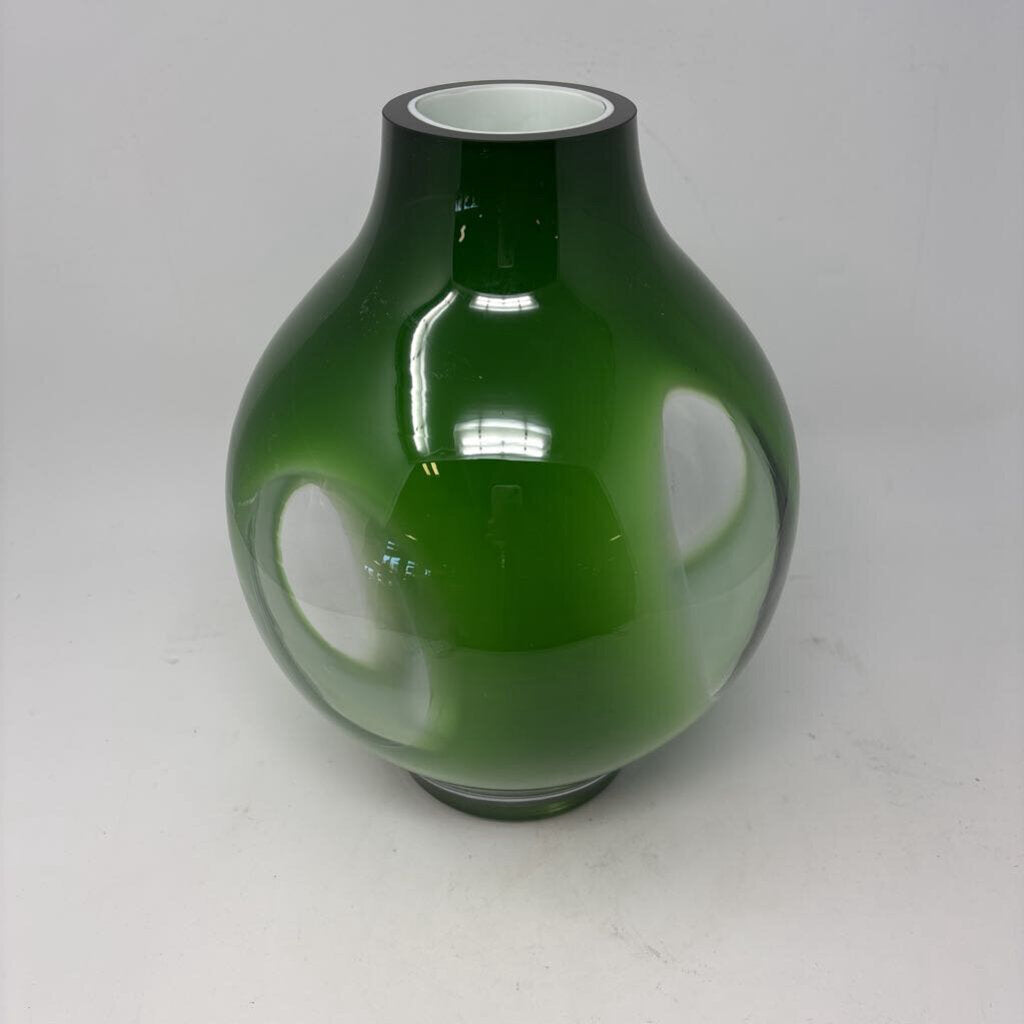 Blown Glass Green Frontgate Vase