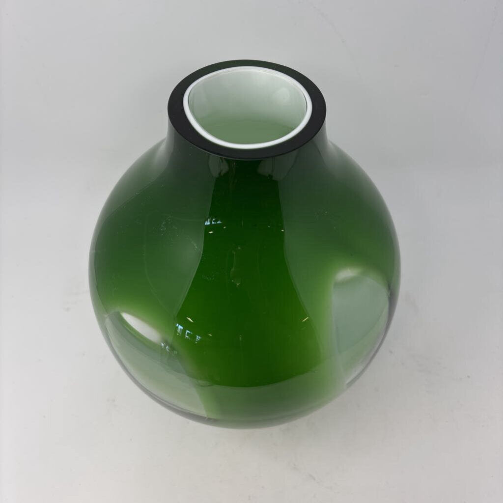 Blown Glass Green Frontgate Vase