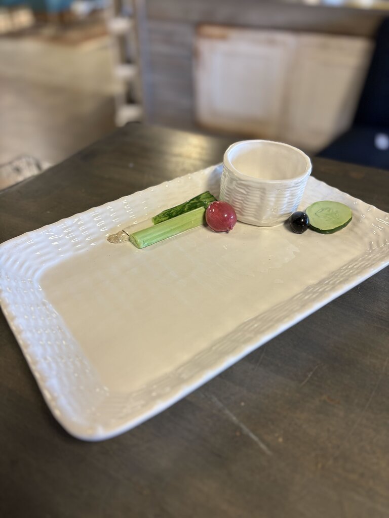 Veggie 15" Ceramic Dish