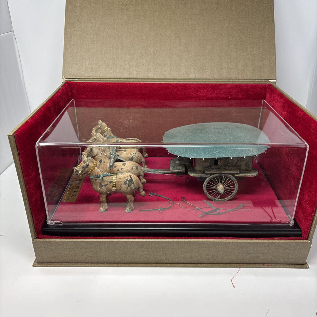 Miniature Chariot First Qin Emperor of China