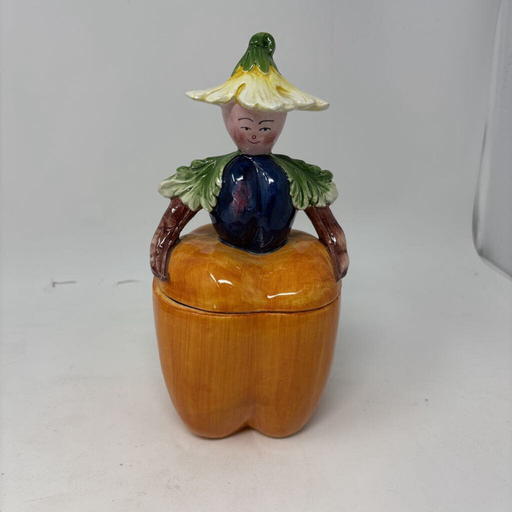 Food Canister Pumpkin Man