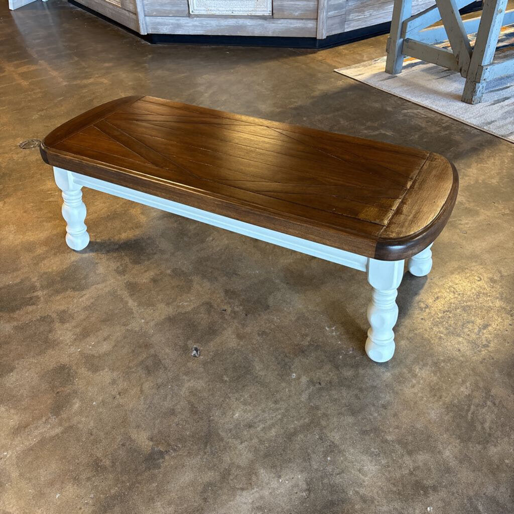 Painted Coffee Table 52 X 21 X 16.5