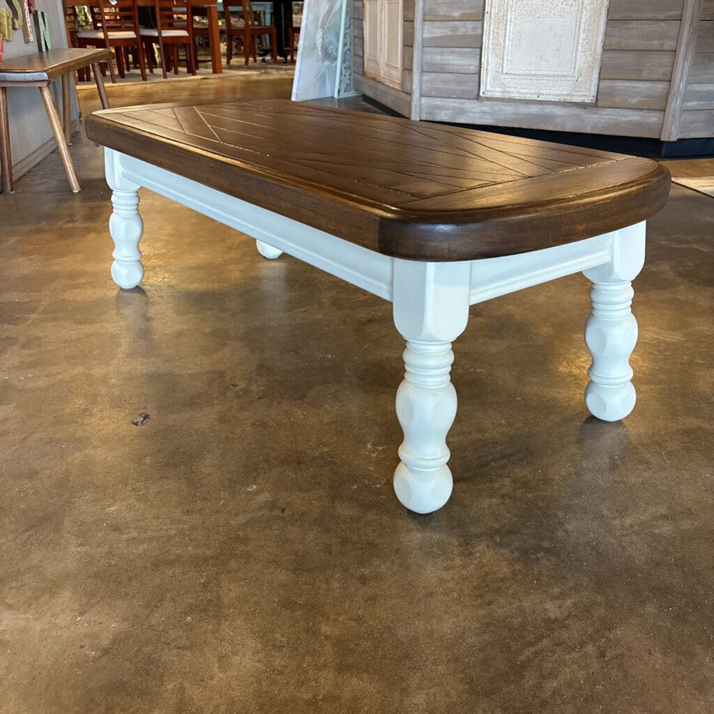Painted Coffee Table 52 X 21 X 16.5