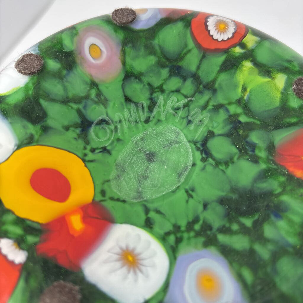 Nicario Jimenez Glass Peruvian Made Vase