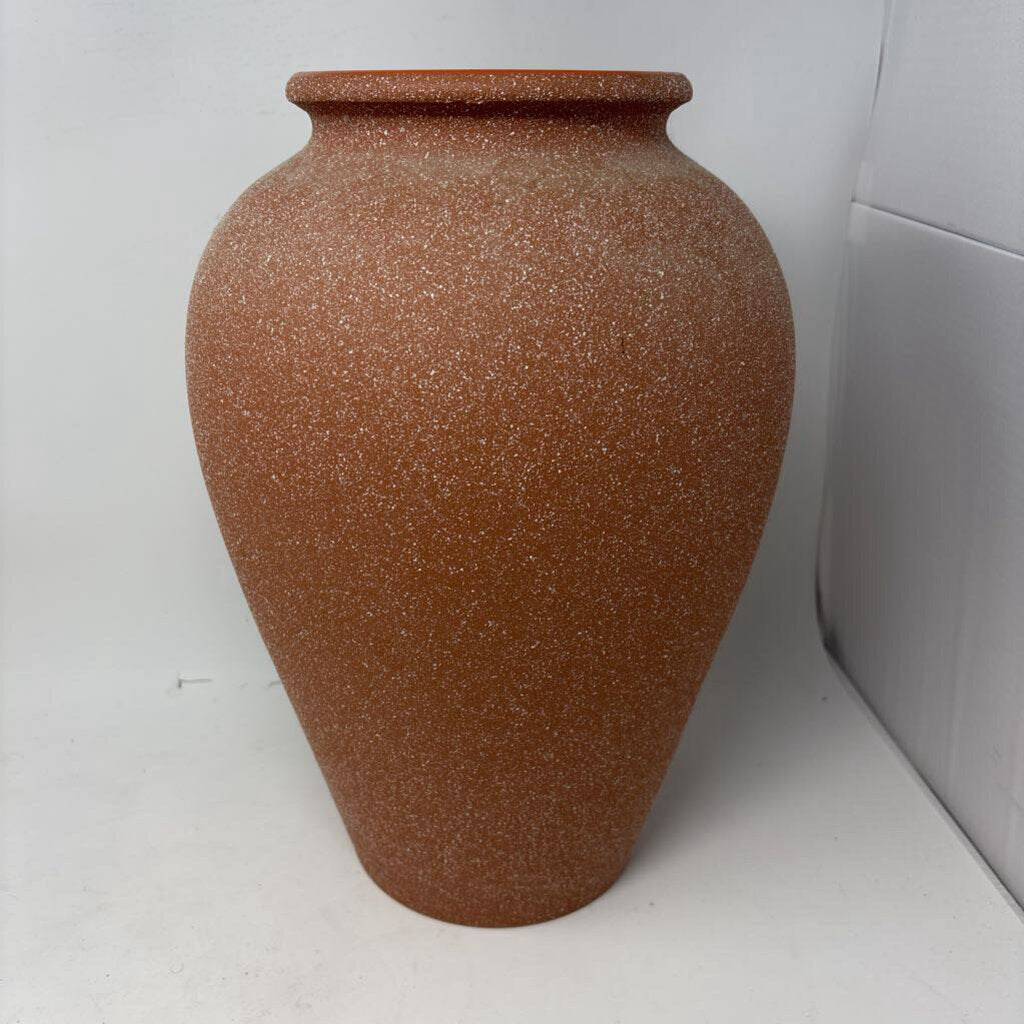 Sandy Finish Pottery Vase
