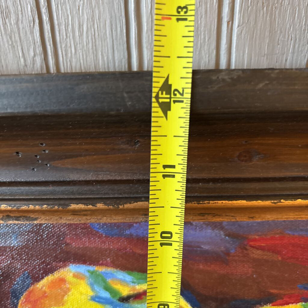 Signed Original Oil Three Apples