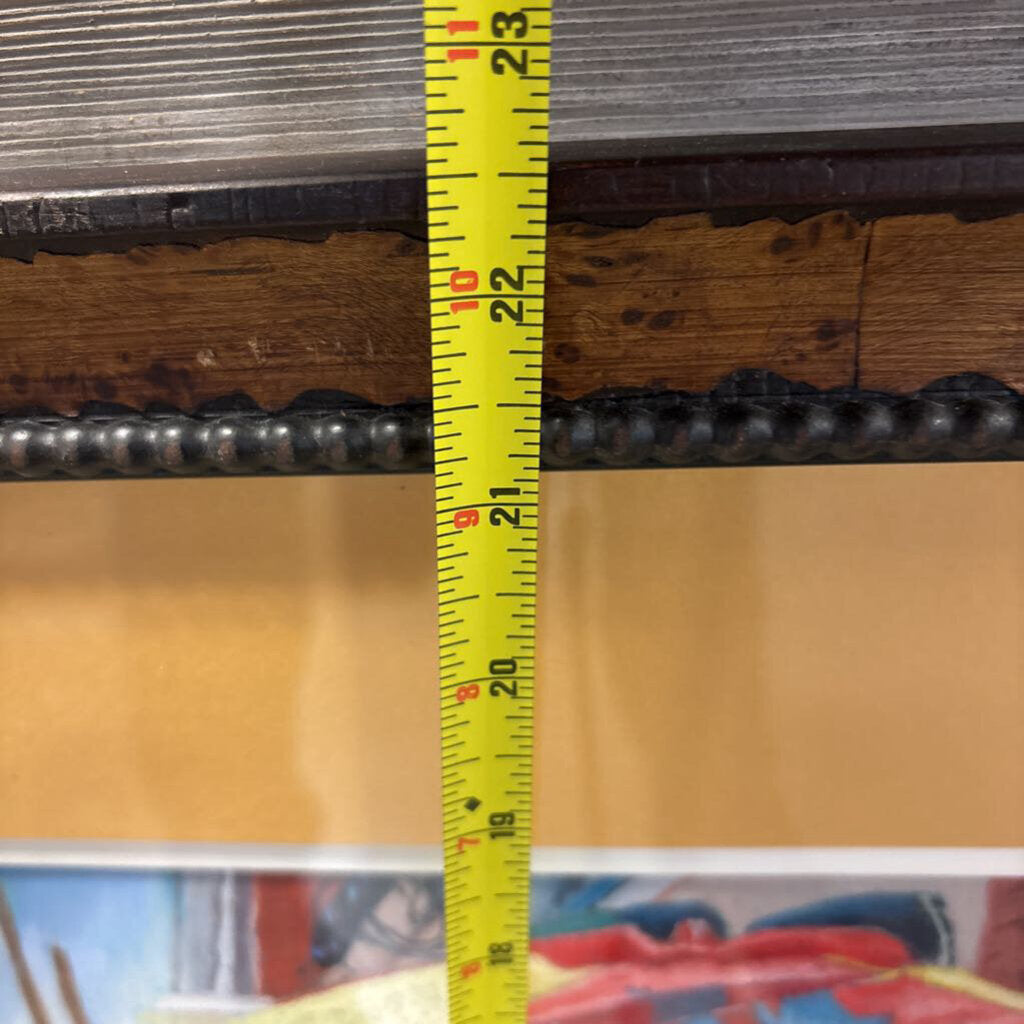 Oil Pastel Umbrella & Cafe Signed