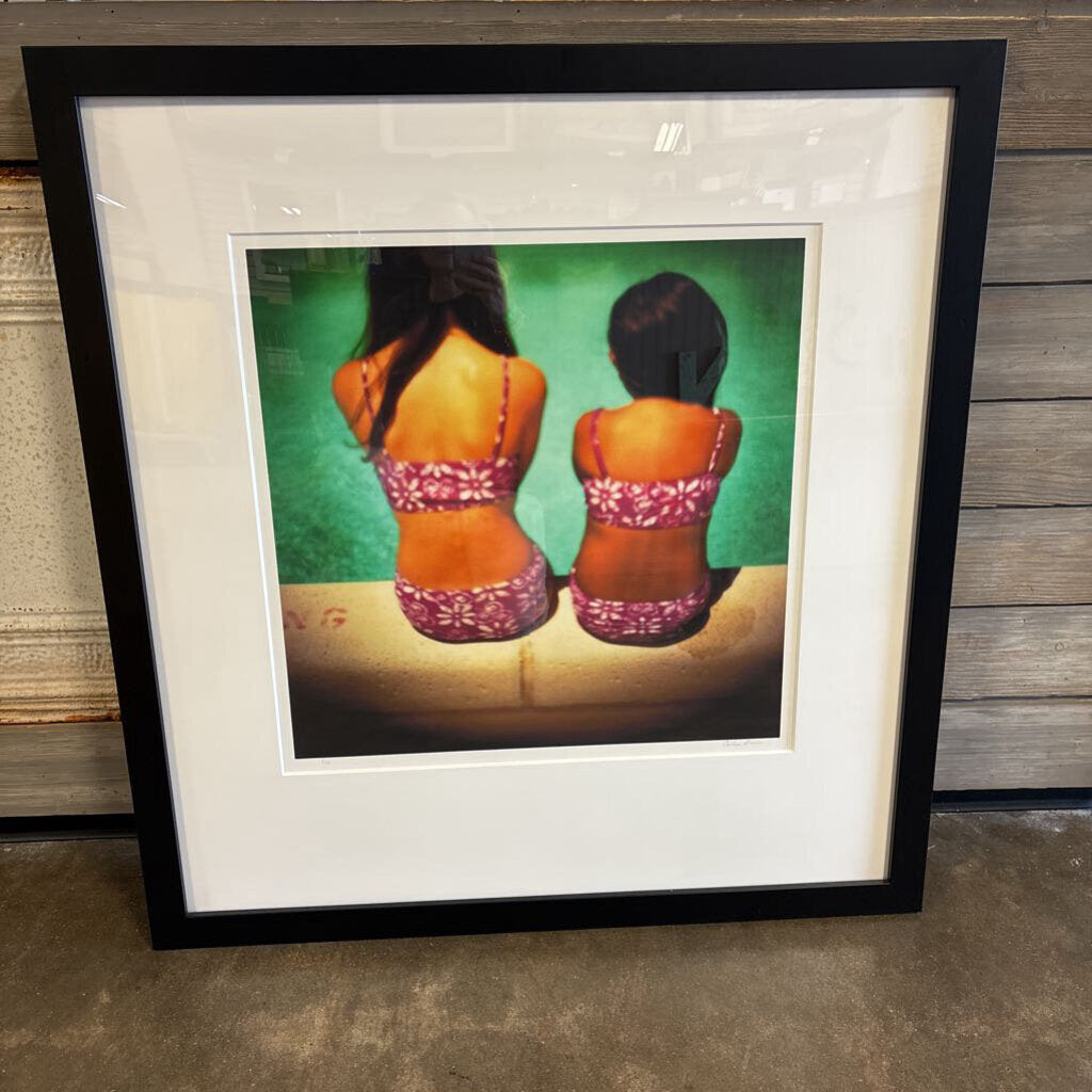Girls Poolside 34.75 X 37