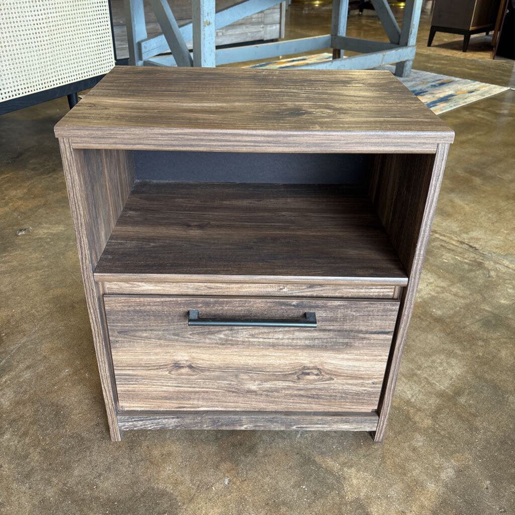 One Shelf One Drawer End Table
