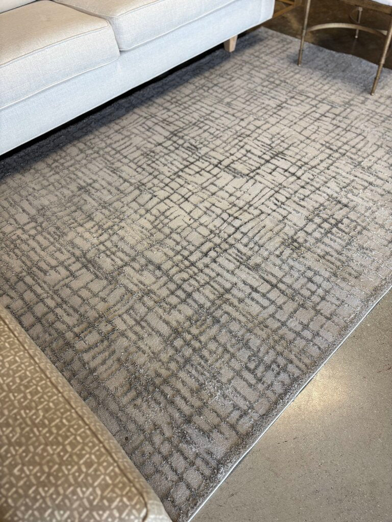 5 x 8 Gray Tufted Texture Rug