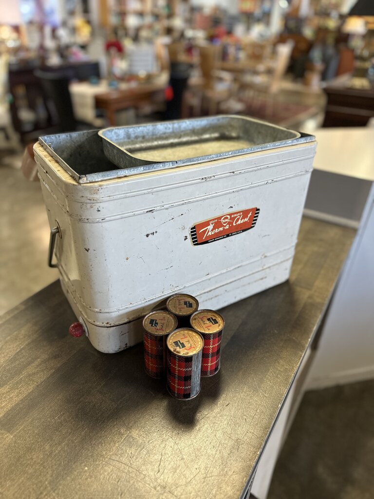Vintage Therm-A-Chest With Handle & Gear