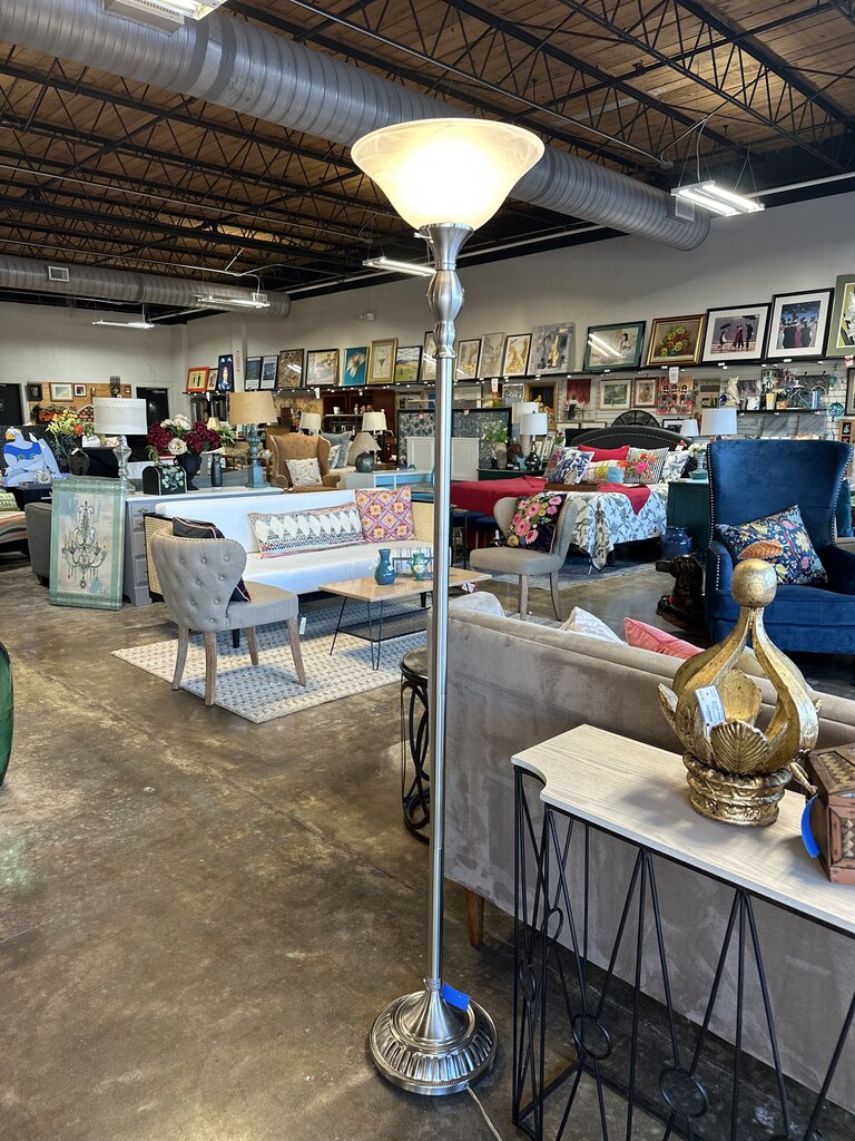 Silver Floor Lamp