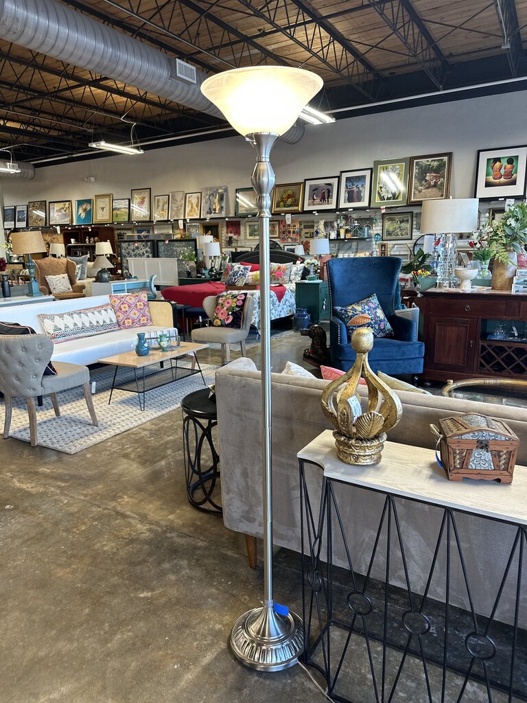 Silver Floor Lamp