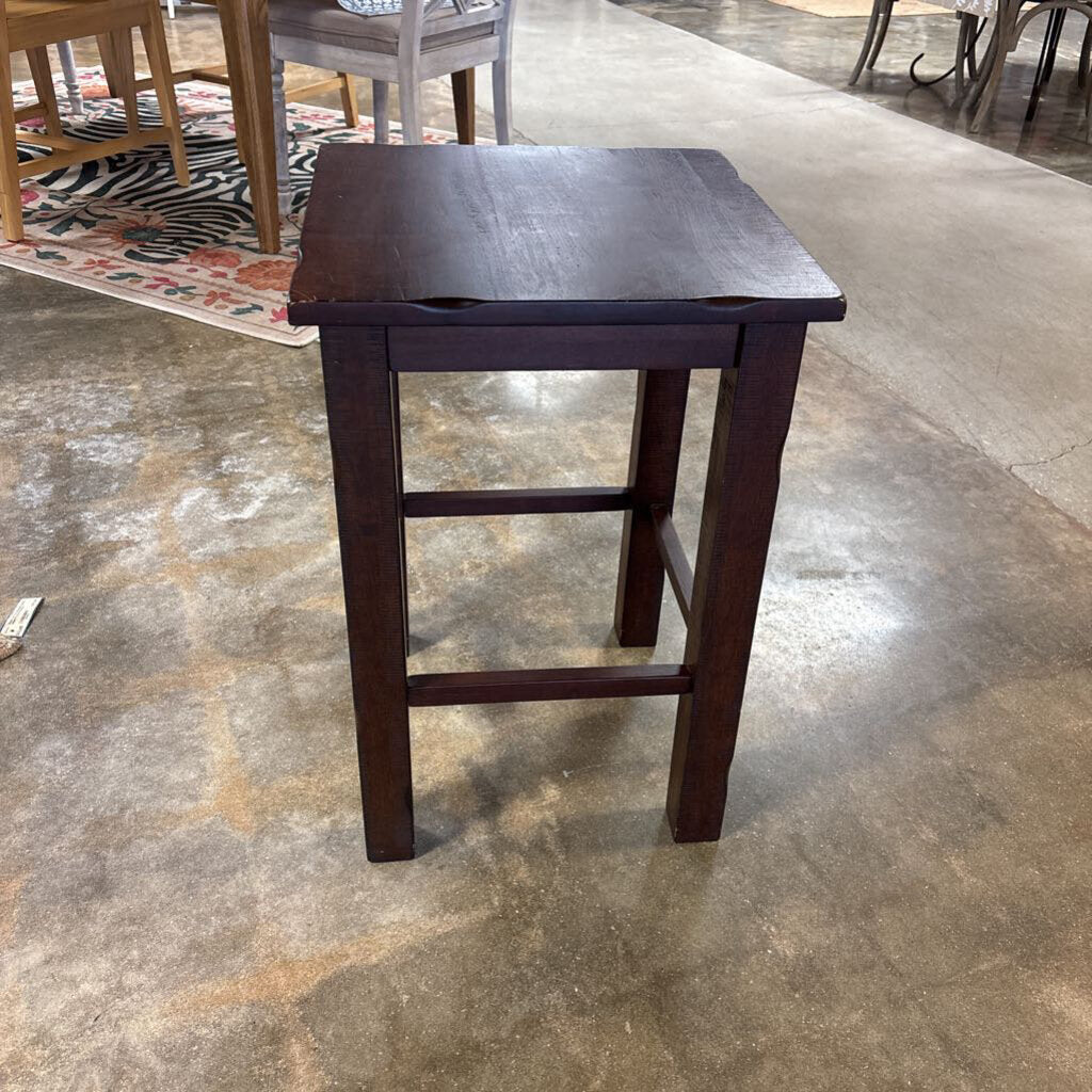 Wooden Accent Table 16.25 X 16.25 X 24.25
