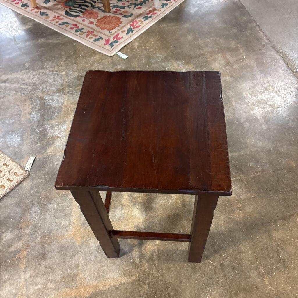Wooden Accent Table 16.25 X 16.25 X 24.25