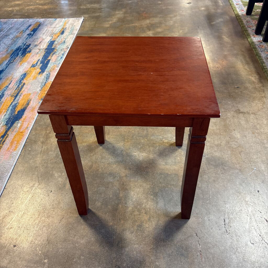 Square Wood Accent Table