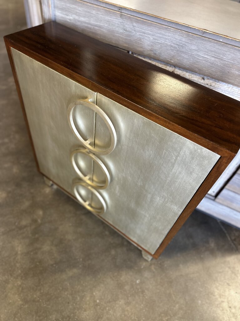 Uttermost Jacinta Silver Leaf Cabinet