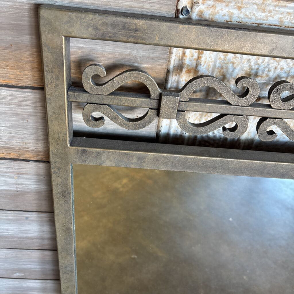 Heavy Iron Framed Mirror 36 X 32.5