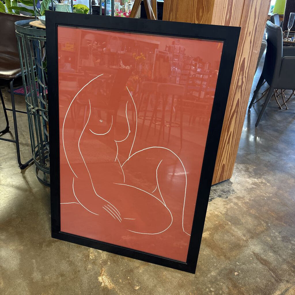 Nude Line Drawing 27 X 40