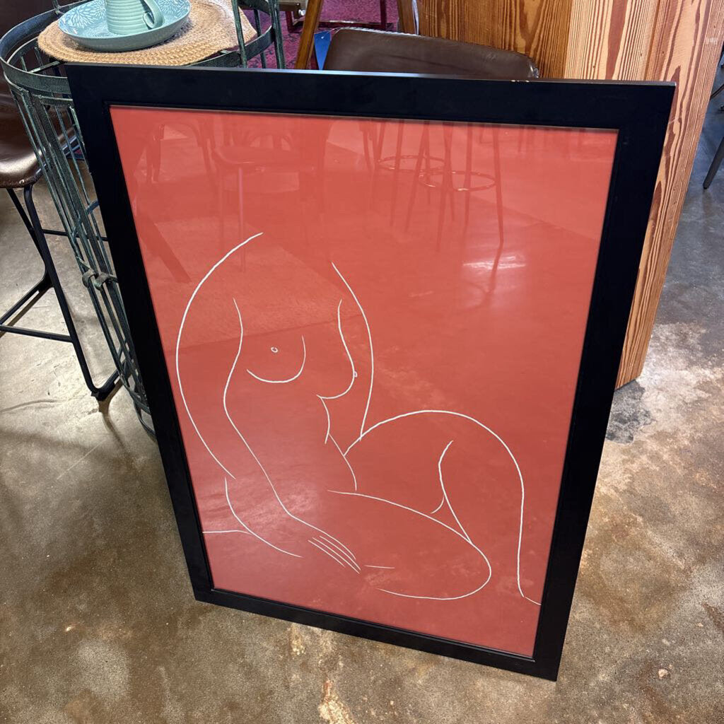 Nude Line Drawing 27 X 40