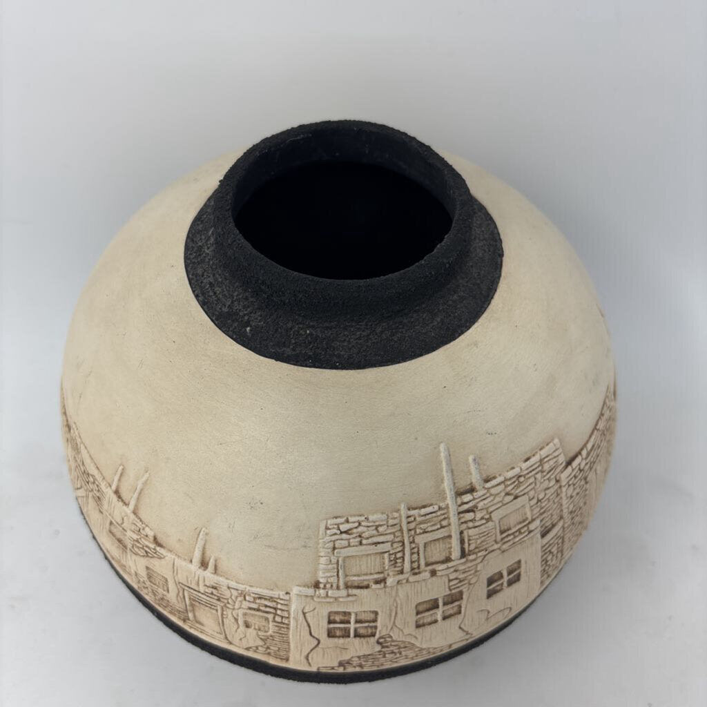 Signed Pueblo Pottery Vase