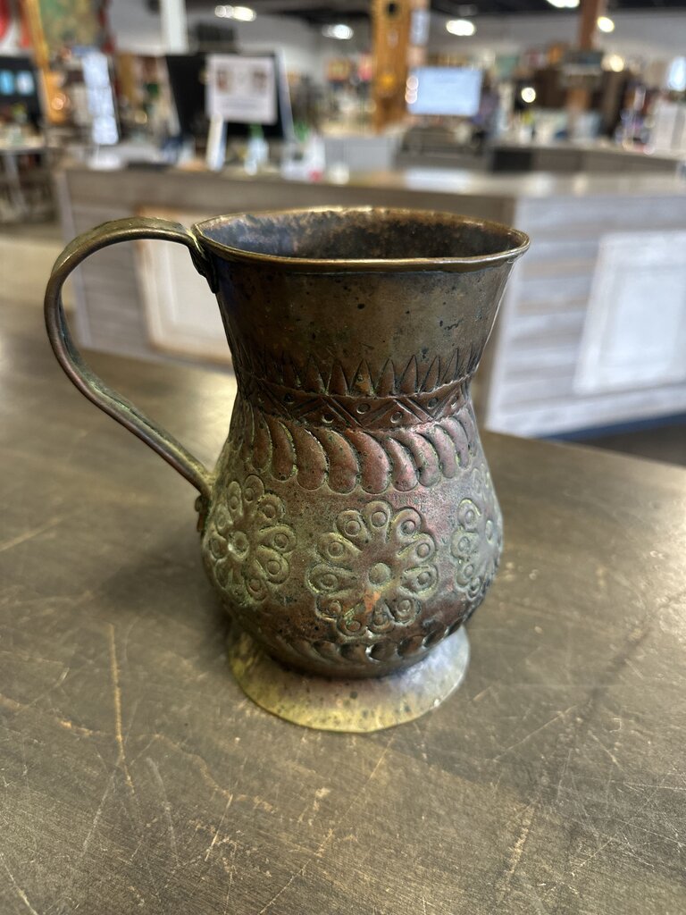 100 Year Old Copper Cup From Greece