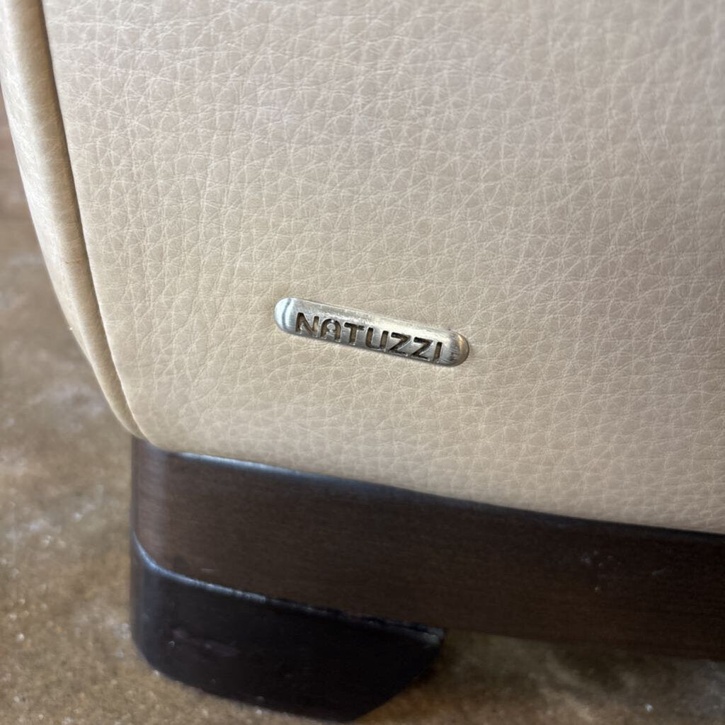 Natuzzi Leather Sofa 84"L