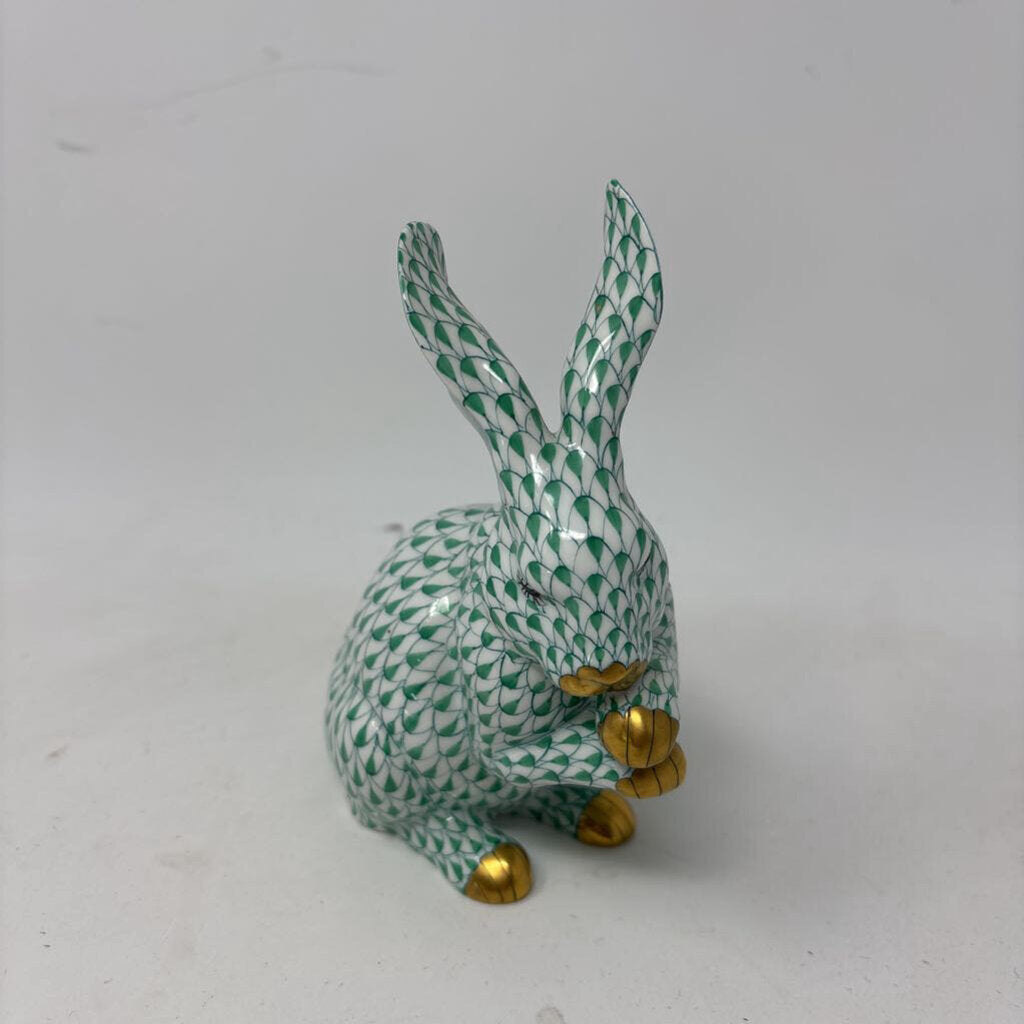 Herend Hand Painted Porcelain Rabbit