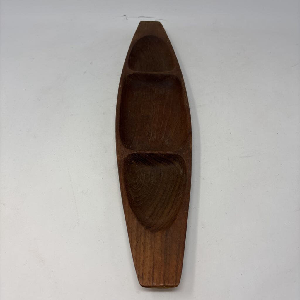MCM Wooden Divided Tray