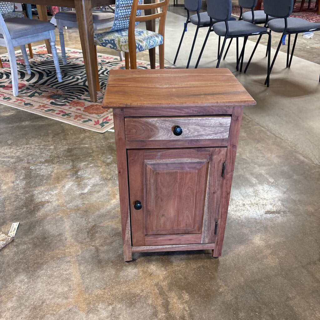 Wooden Nightstand 16 X 12 X 24