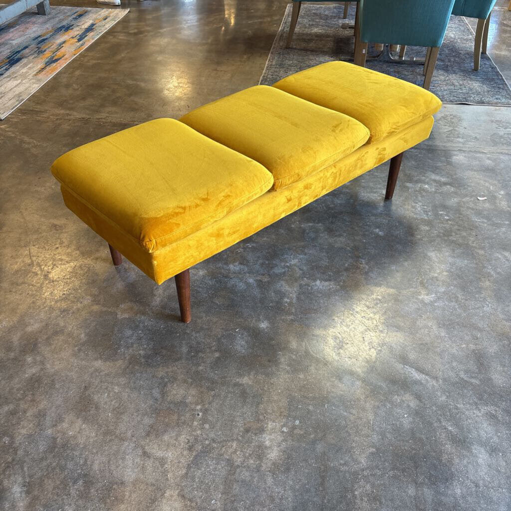 Attached 3 Cushion Ottoman/Bench 52 X 22 X 18