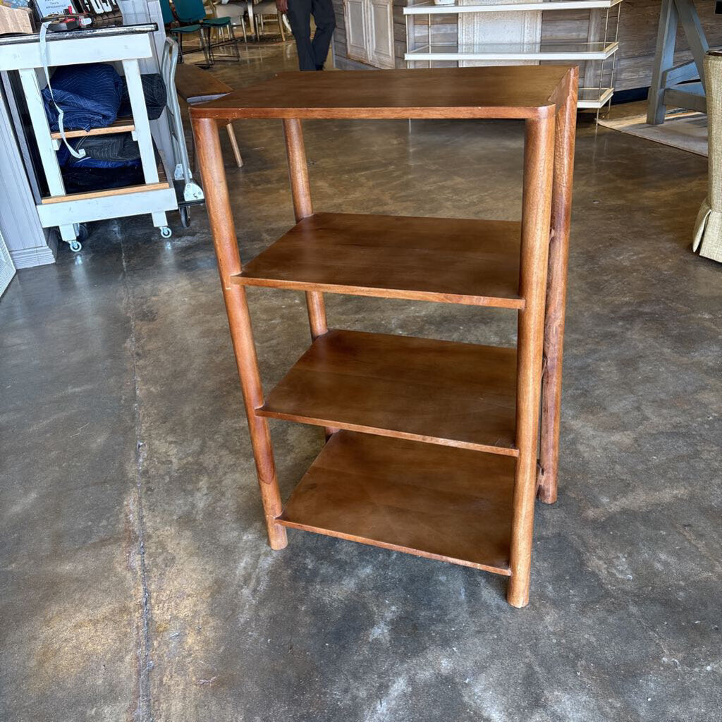 Wooden 4 Tiered Shelf 22 X 14.25 X 36