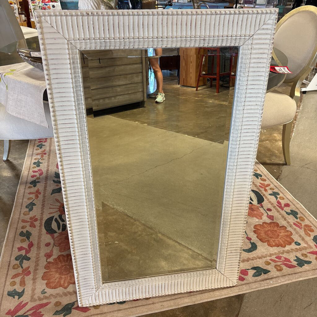 Wood Framed Mirror 42 X 26