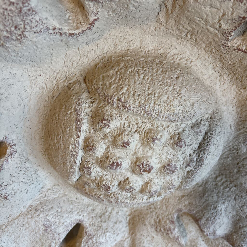 Textured Relief Sunflower Plaque 30"