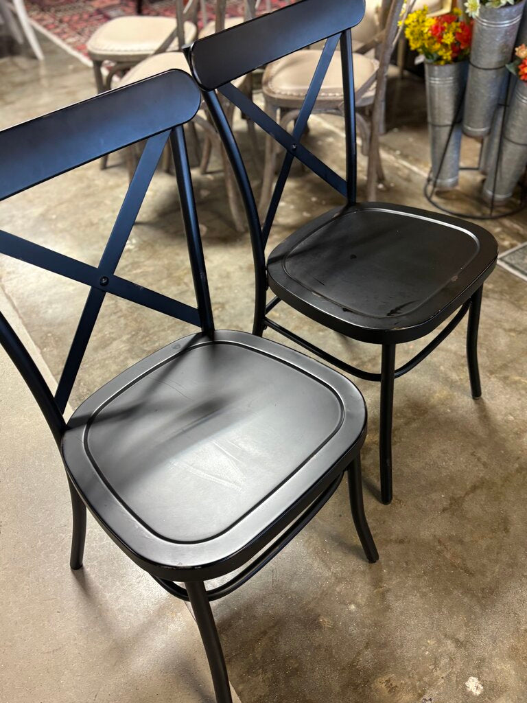 Set 8 Rustic Farm Table - Bench 2 Leaves 4 Chairs