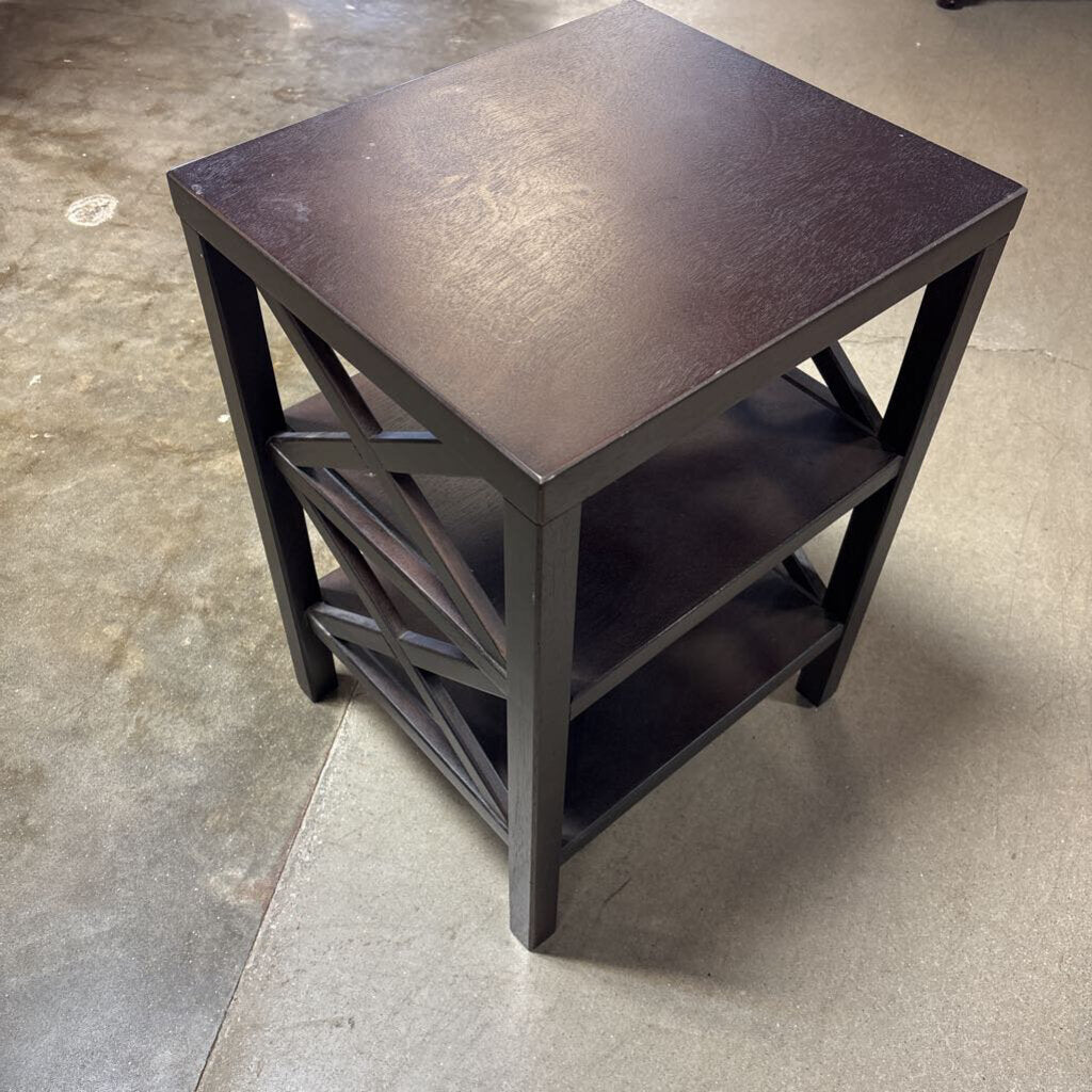 X Side Base 3 Tiered Table