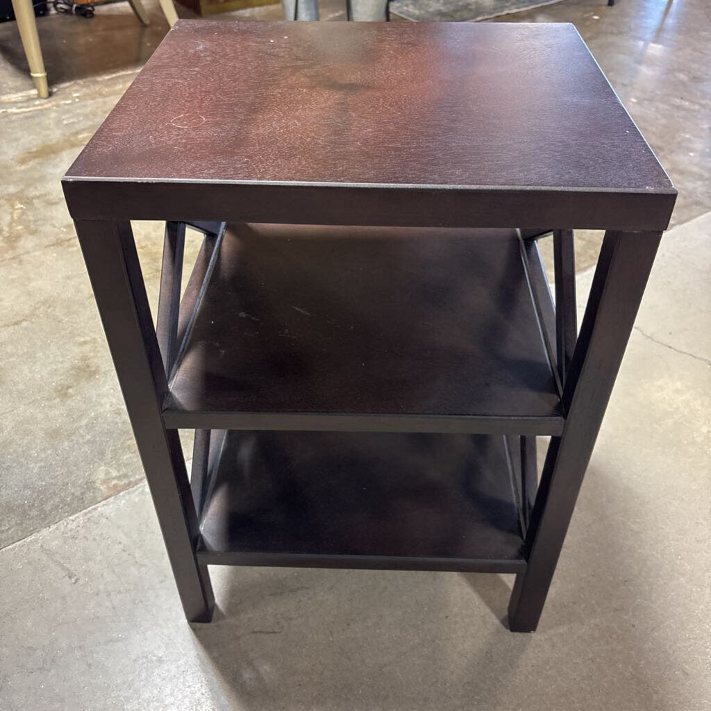 X Side Base 3 Tiered Table