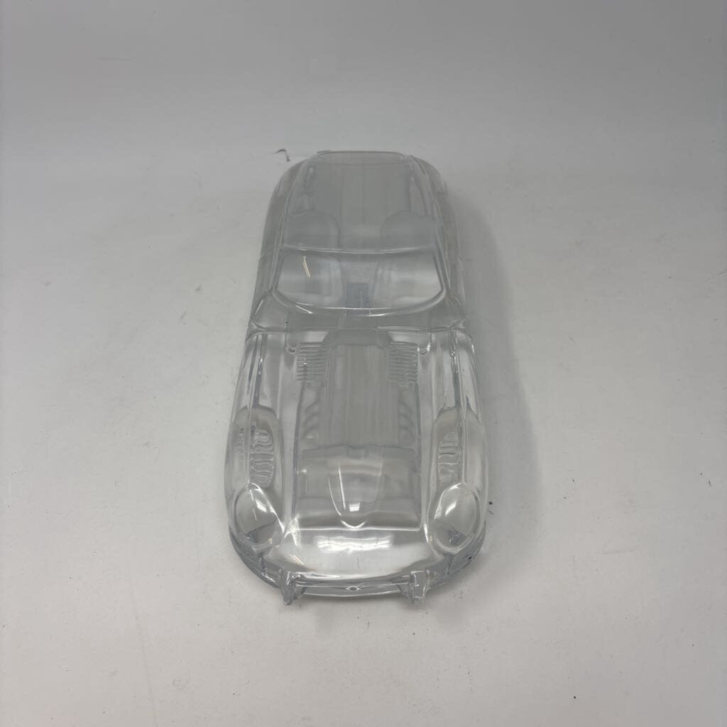 Crystal Glass jaguar E-Type Paperweight