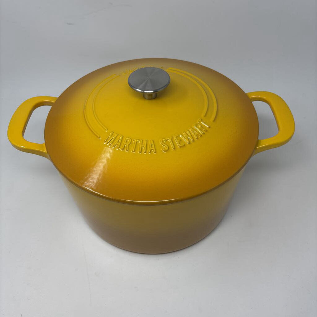 Enameled Cast Iron 7 QT Covered Dutch Oven