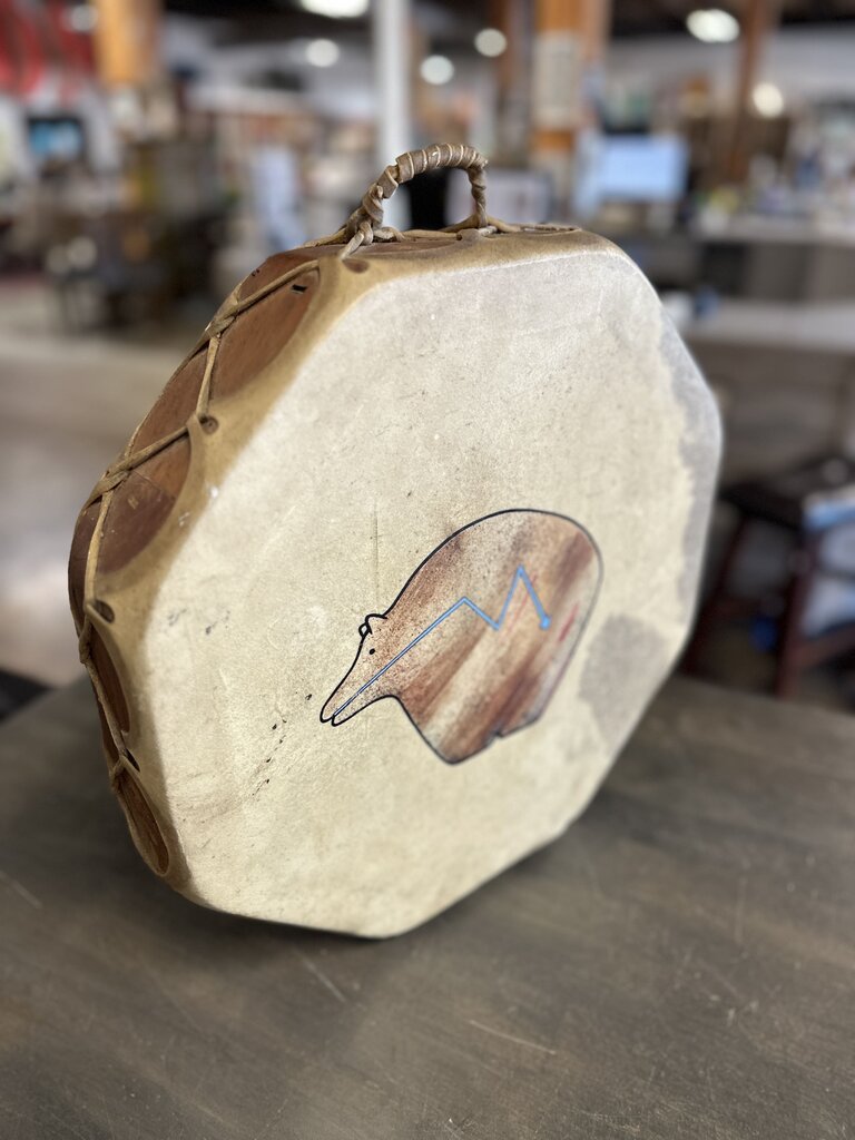 Hide Streached Bear Drum