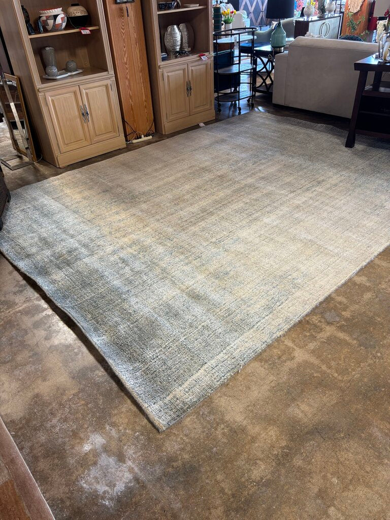 Tufted Soft Blue Rug