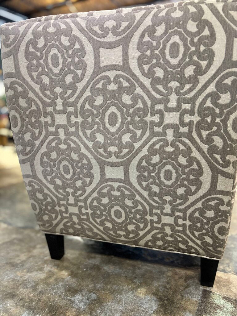 Upholstered Patterned Accent Chair